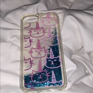 iPhone 6s cat sparkly phone case